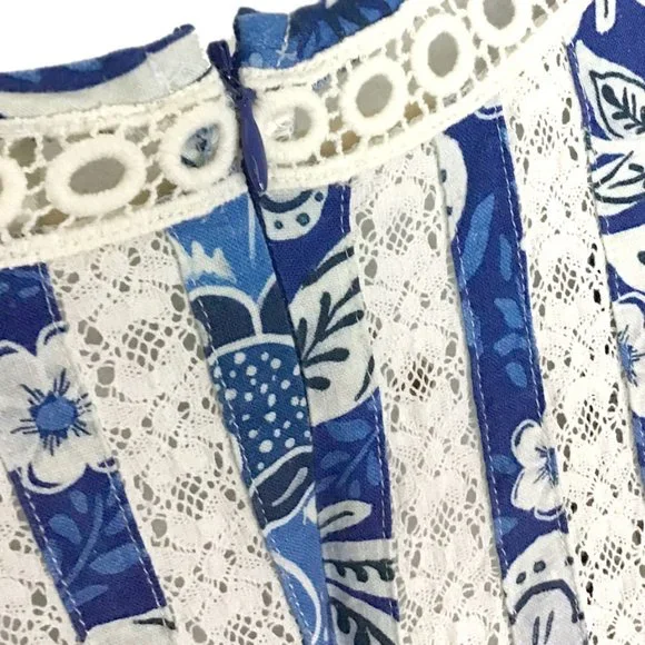 Farm Rio Full of Flowers Ruffled Jumpsuit
